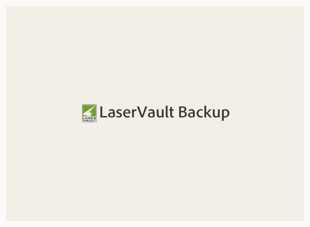 運用負担軽減（バックアップ） Laser Vault Backup