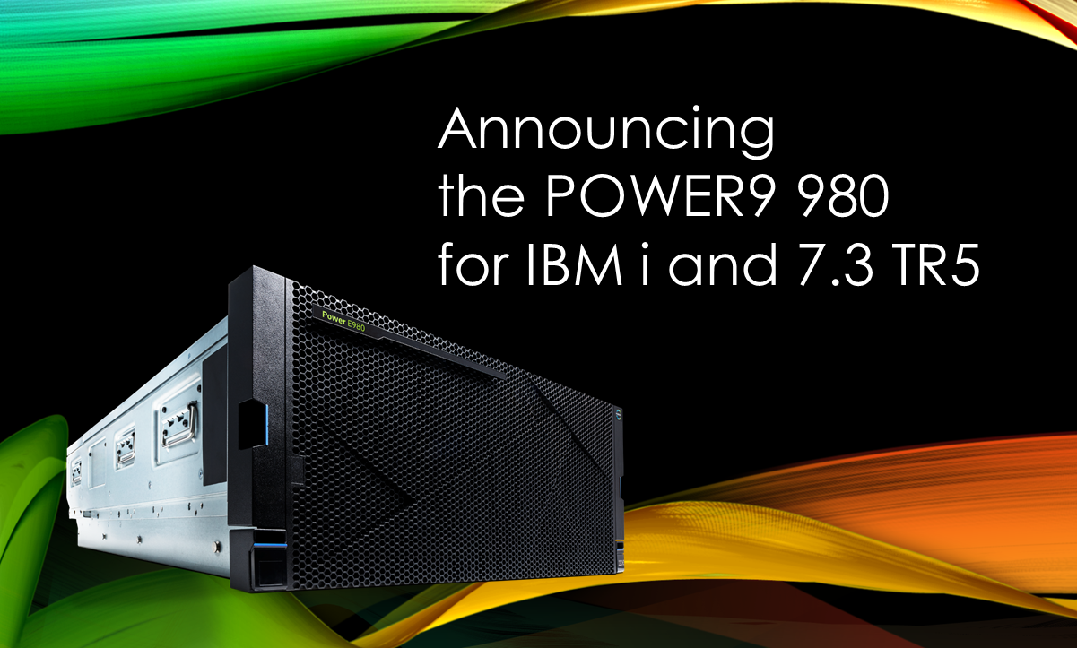 POWER9 E980とIBM i 7.3 TR5の発表